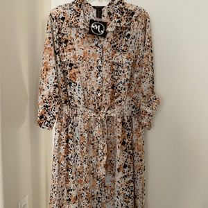 Millenium Shirt Dress 3X NWT